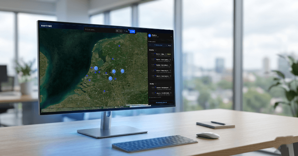 WayTime dashboard overzicht met alle controle